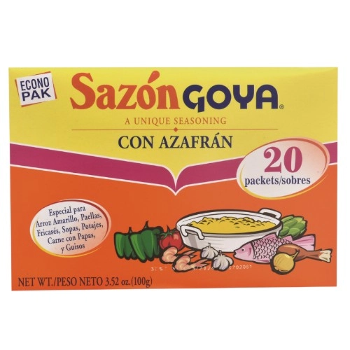 Goya Sazon Con Azafran 20/1