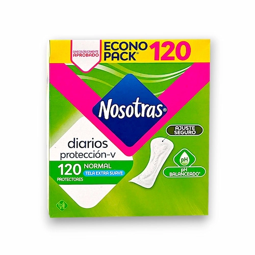 Nosotras Protectores Diarios Normal 120 UND