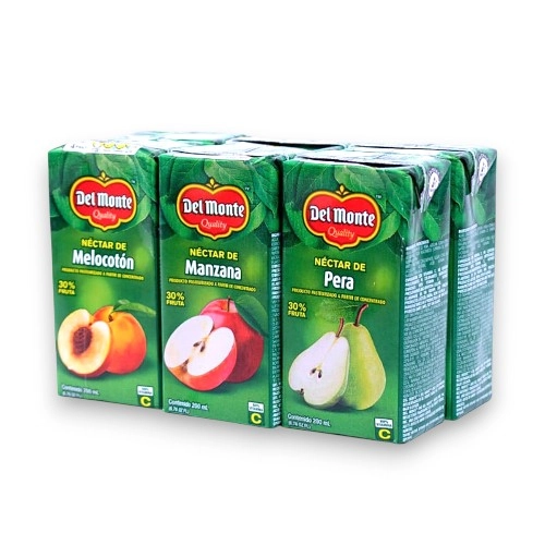 Jugo Del Monte 6 Pack 200 Ml