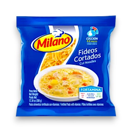 Milano Fideos Cortados 350Gr