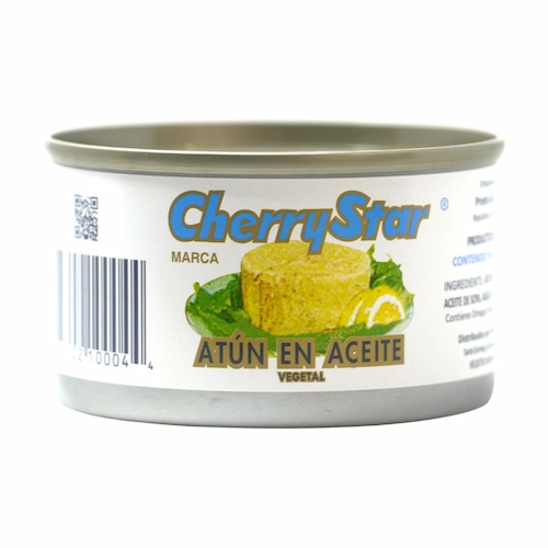 Cherry Star Atun Solido Aceite Vegetal 3.3 OZ
