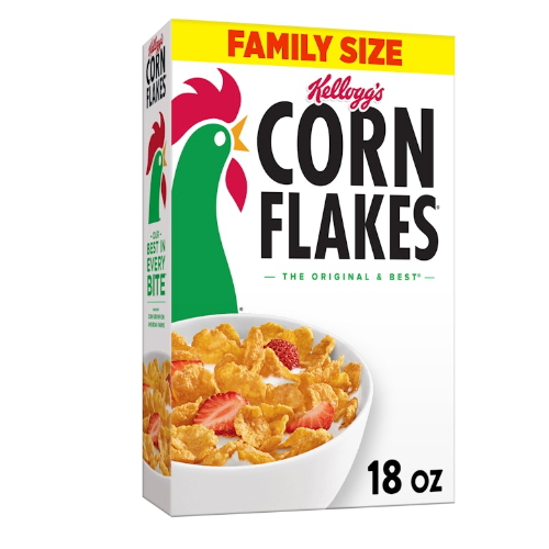 Kellogg's Cereal Corn Flakes Family Size 18 Oz