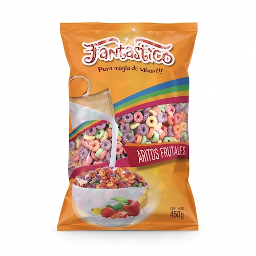 Fantastico Cereal Aros De Frutas 454 Gr