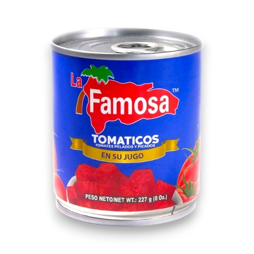 La Famosa Tomaticos Pelados y Picados 8 Oz
