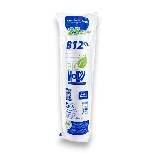Termopac Vasos Foam 12 Oz Bio 25/1