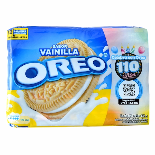 Oreo Galletas Vainilla 12 Und