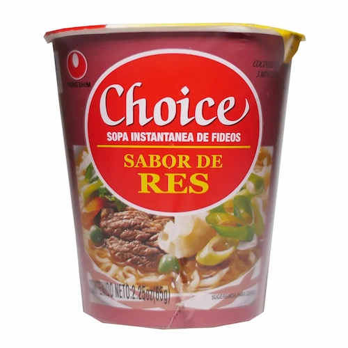 Choice Sopa Res Vaso 65 Gr