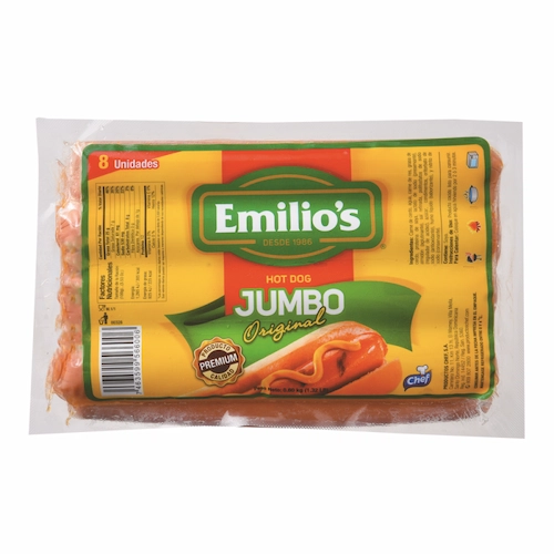 Salchicha Emilio's 8/1 Paq.