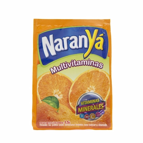 Ya Jugos De Naranja 20 Gr