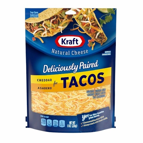 Kraft Queso Rallado P/ Tacos 8 Oz