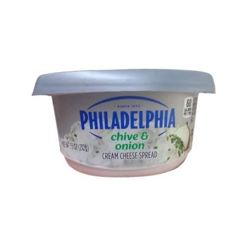 Philadelphia Cream Cheese Chive & Onion 7.5 Oz