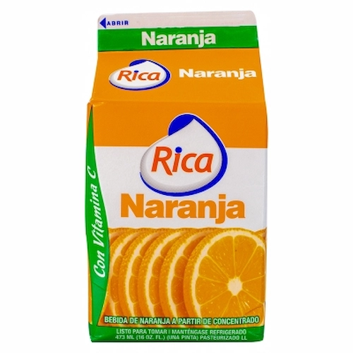 Rica Jugo Naranja 15 OZ