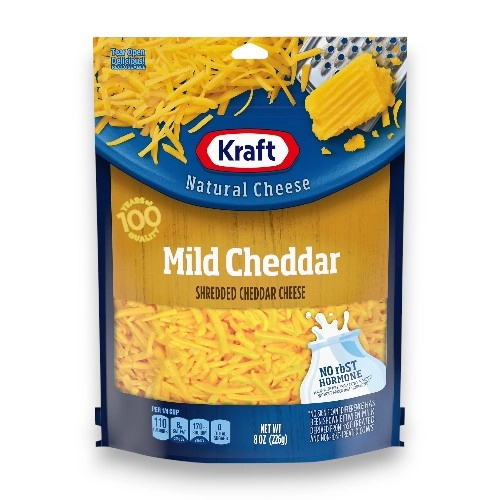 Kraft Mild Cheddar Rallado 8 Oz