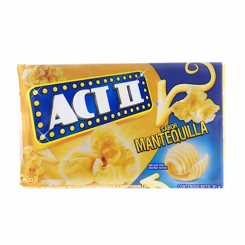 Palomitas Act II Mantequilla