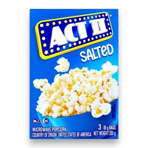 Palomitas ACT II Salted 3 Pack 255 GR