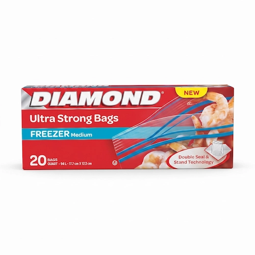 Diamond Ultra Strong Bags Freezer Medium 15/1