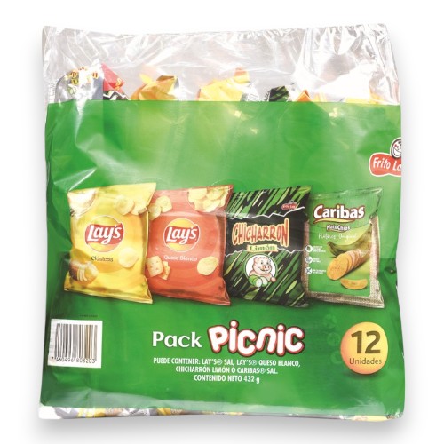 Frito Lay Pack Pinic 398Gr