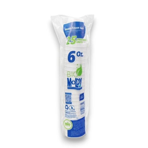 Termopac Vasos 6 Oz Foam  Bio 25/1