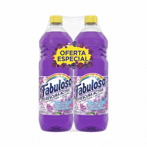 Fabuloso Desinfectante Lavanda 2 Pack 900 Ml