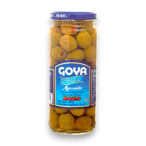 Goya Manzanilla Aceitunas Española R/Pimientos 353 Gr