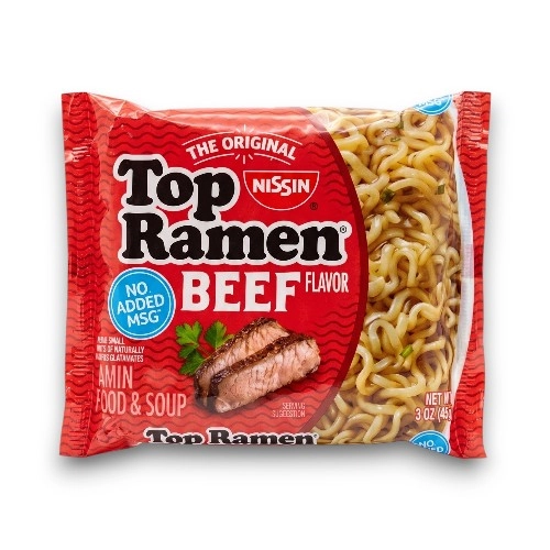 Nissin Top Ramen Beef 3Oz