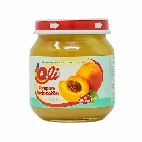 Oli Compota Melocoton Cristal 113 Gr