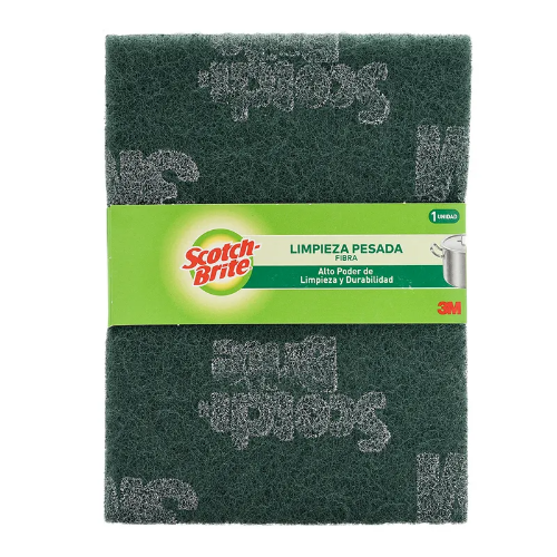 Scotch Brite Fibra Limpieza Pesada Grande 1 Und