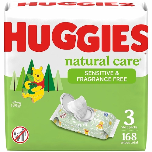 Huggies Natural Care Wipes Sin Olor 168 Und