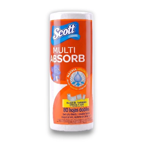 Scott Papel Toalla Multi Absorb 80 Hojas