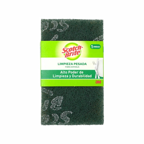Scotch Brite 3M Limpieza Pesada Fibra Esponja