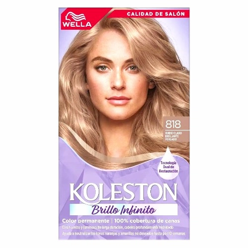 Koleston Tinte Color 818 Rubio Claro