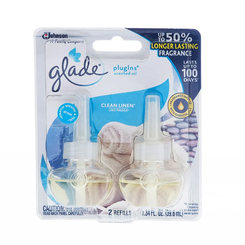 Glade Clean Linen Esencias 2/1 0.67 Oz