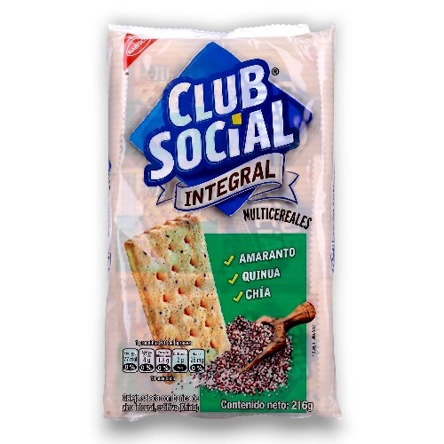 Club Social Galleta Multicereales 9/1