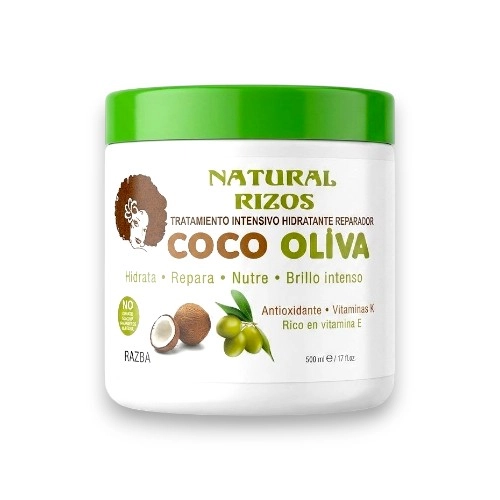 Natural Rizos Tratamiento Intenso Coco Oliva 500 Ml
