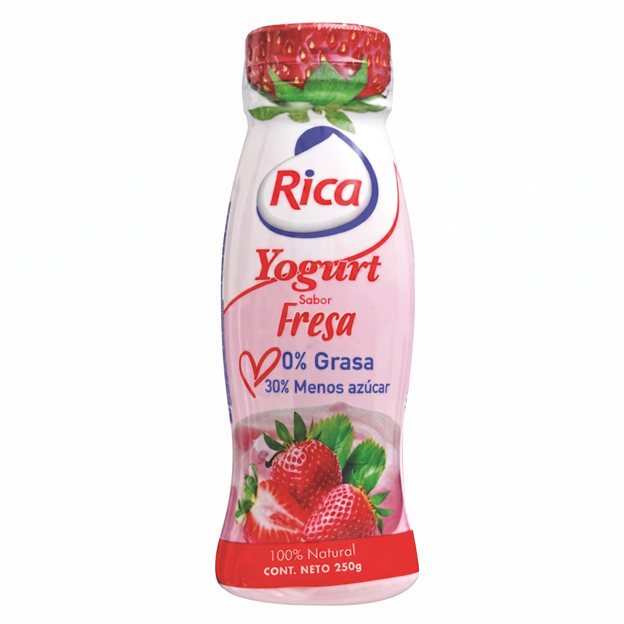 Rica Yogurt Fresa 8 Oz