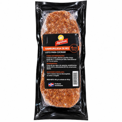 Agrofem Hamburguesa De Res