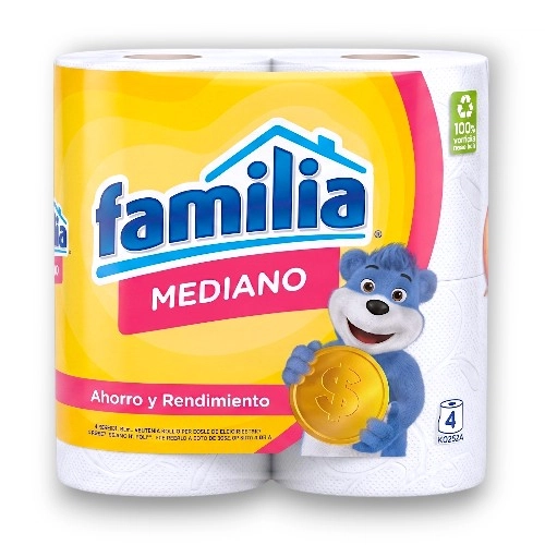 Familia Papel Higienico Mediano 4/1