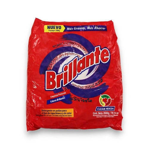 Brillante Detergente En Polvo 2000G