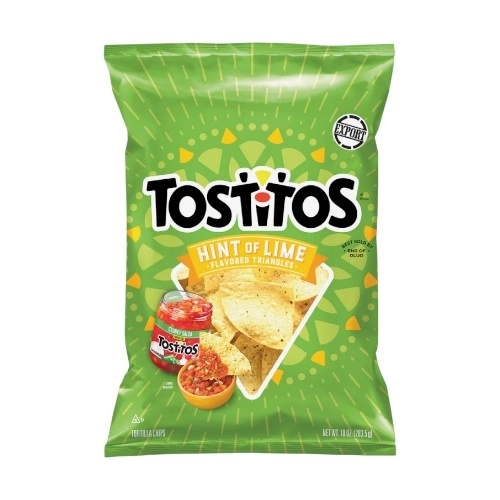 Frito Lay Tostitos Hint Of Lime 283.5 Gr