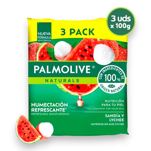 Palmolive Sandía Y Lychee 3 Pack 100 Gr