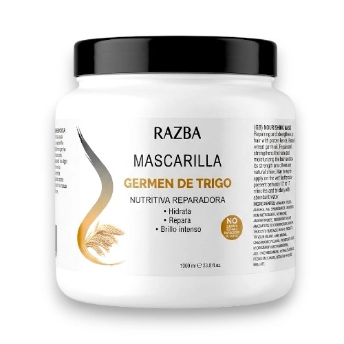 Razba Mascarilla Germen de Trigo Nutritiva Reparadora 1000 Ml