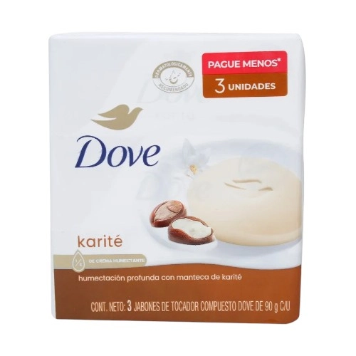 Dove 3 Pack Jabon Karite 270 Gr