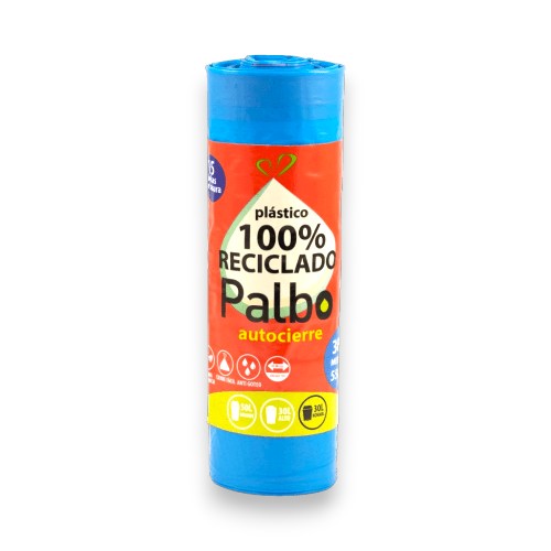Palbo B. Basura 30 Lt Azul 15/1