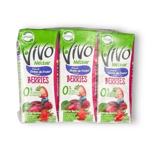 Vivo Nectar Berries 190 Ml 3/1