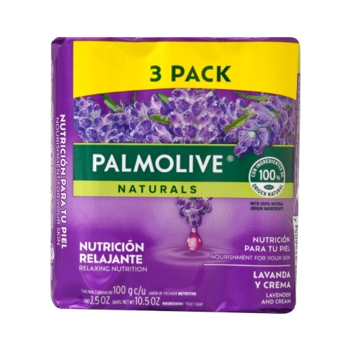 Palmolive Lavanda y Crema 3 Pack 100 Gr