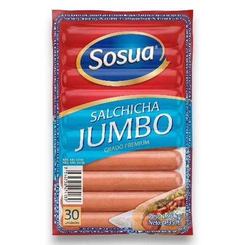 Sosua Salchicha Jumbo 30/1
