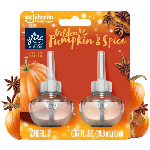 Glade Pumpkin & Spice Esencias 2/1  0.67 Oz