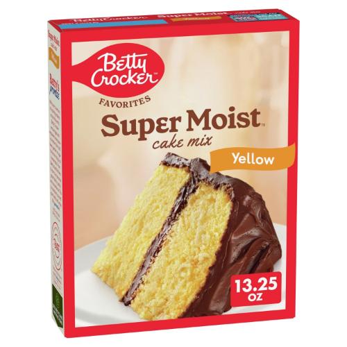 Betty Crocker Super Moist Yellow Cake Mix 13.25 Oz