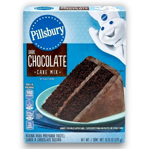 Pillsbury Dark Chocolate Cake Mix 375 Gr