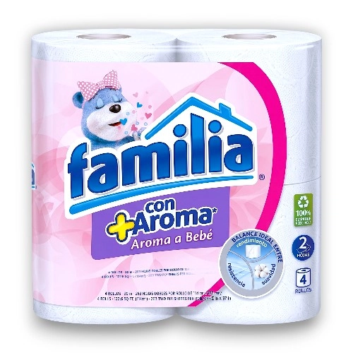 Familia Papel Higienico Aroma a Bebe 4/1